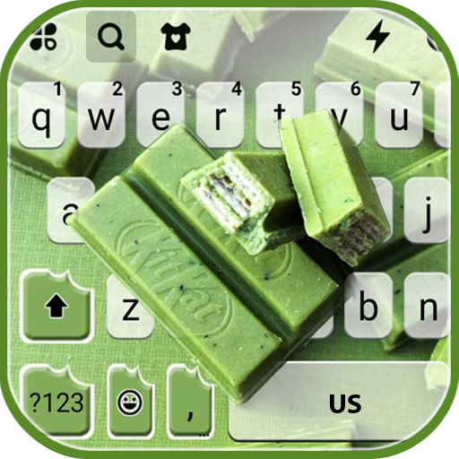 Green Matcha Candy Klavye Arka
