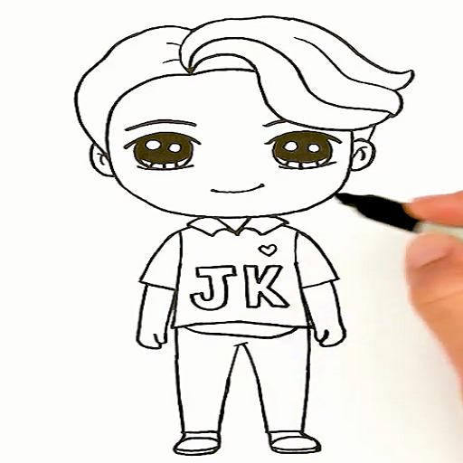 Como desenhar Kpop Idol Group 