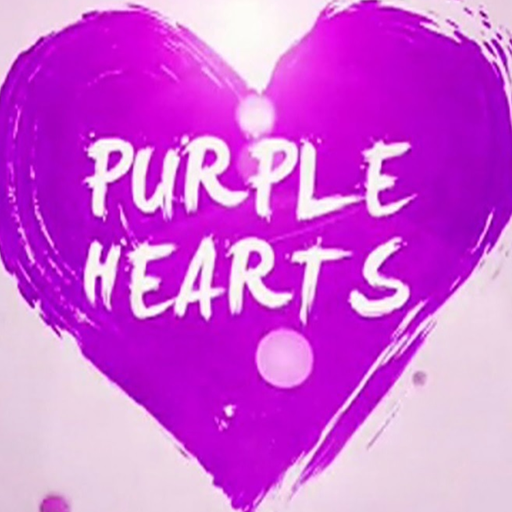 Purple Hearts wallpaper