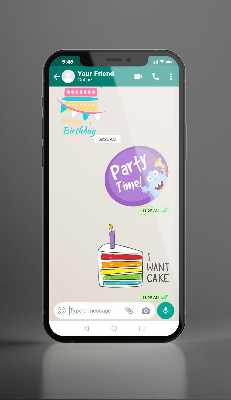 Download Birthday Sticker for Whatsapp android on PC