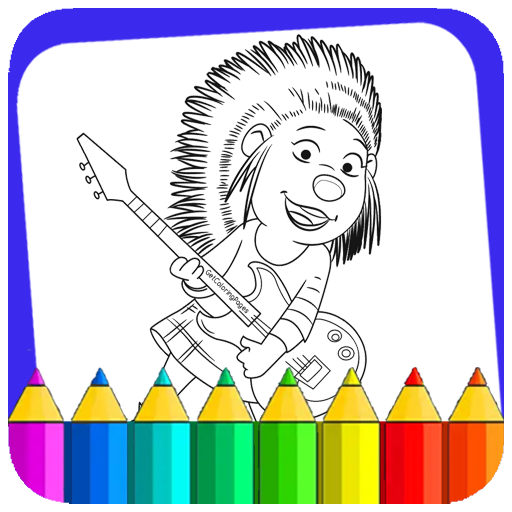 Sing 2 Coloring Book