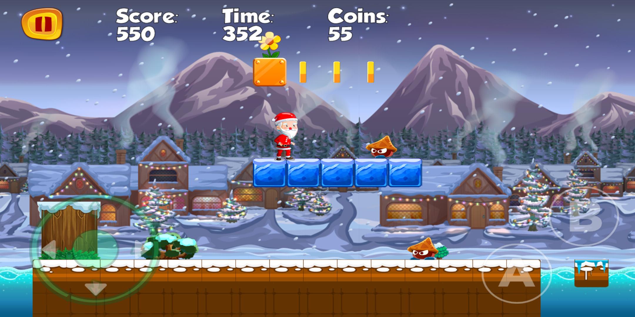 Скачать Santa Claus run - Christmas Sa на ПК | Официальный представитель  GameLoop