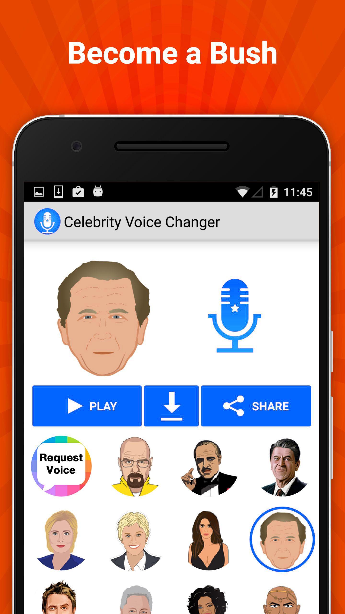 Скачать Celebrity Voice Changer Lite на ПК | Официальный представитель  GameLoop