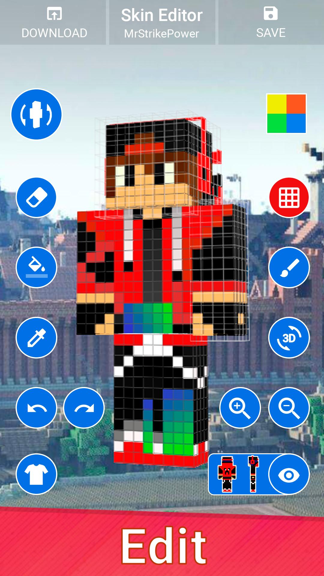 Download 3D Skins Maker for Minecraft android on PC