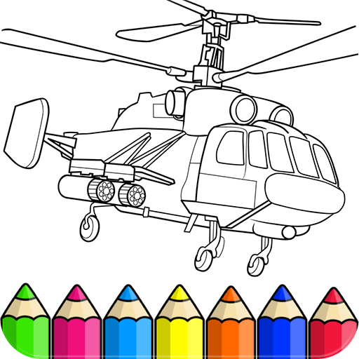 Military Vehicles Coloring