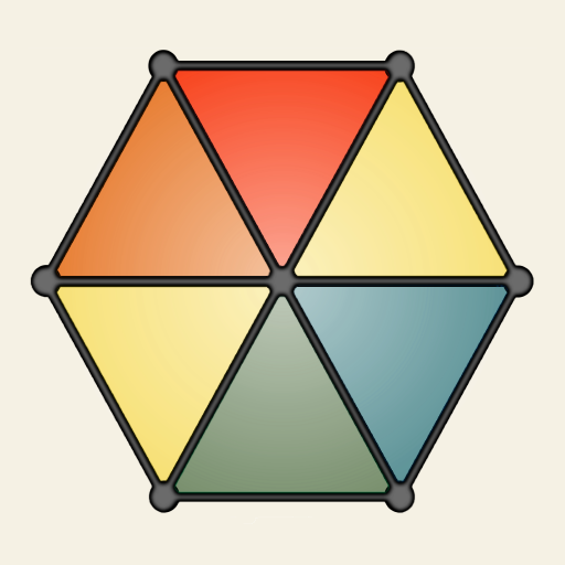 Triangles puzzle game Dotliner