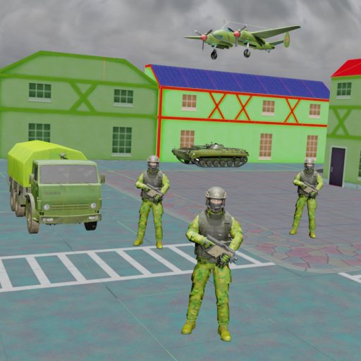 Army Vehicle Transport 3D Game