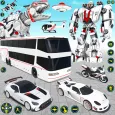 okul otobüsü robot araba oyunu