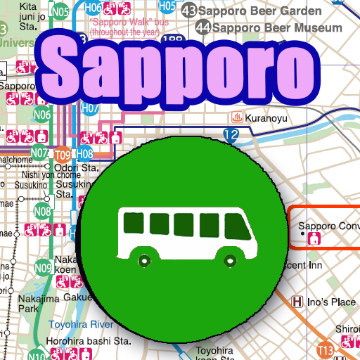 Sapporo Bus Map Offline