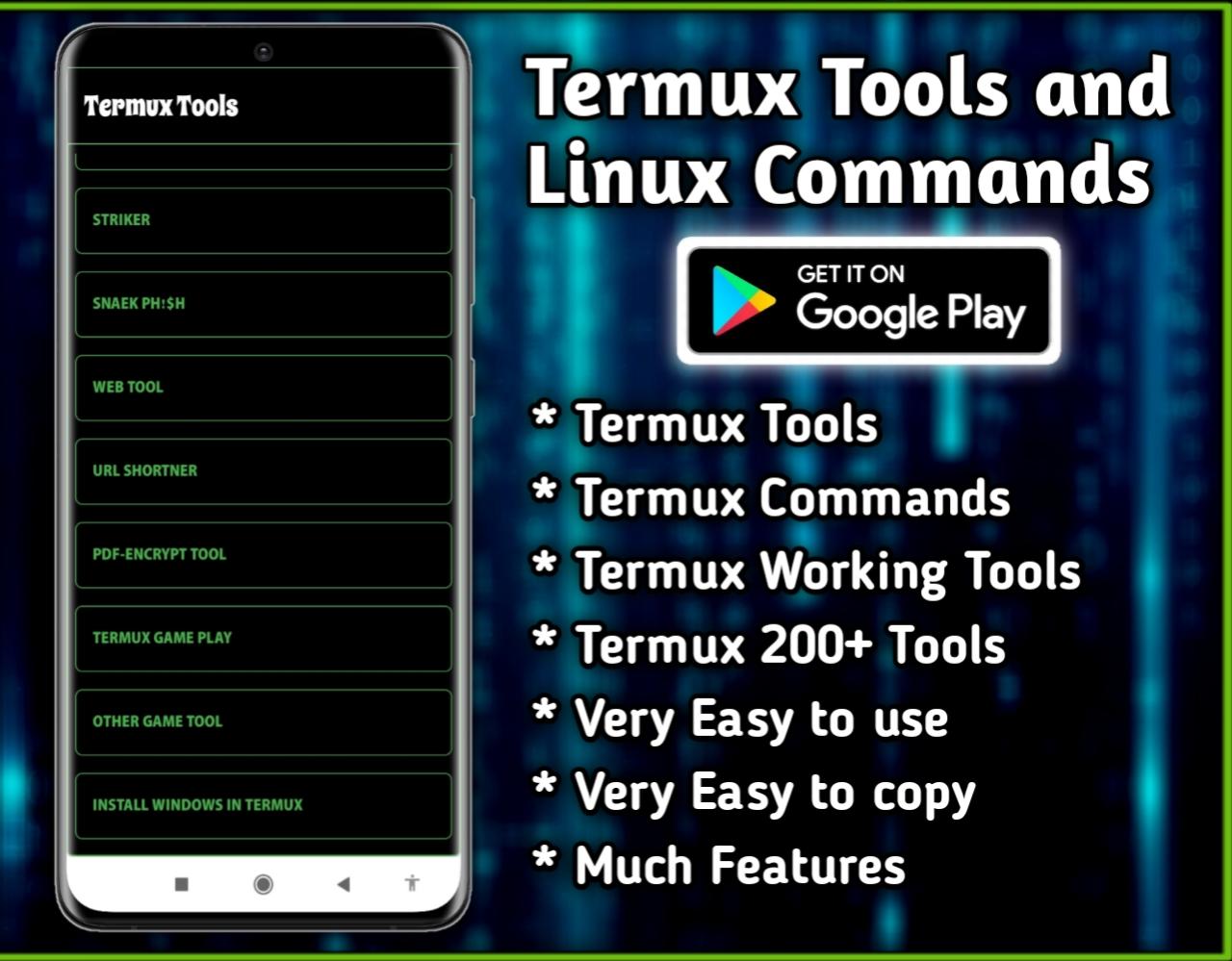 Скачать Termux Tools & Linux Commands на ПК | Официальный представитель  GameLoop