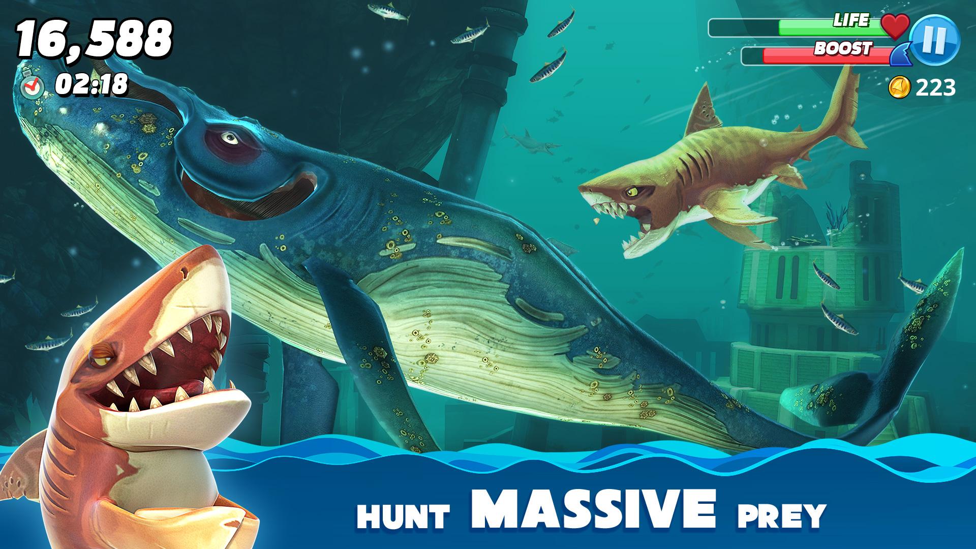 Скачать Hungry Shark World на ПК | Официальный представитель GameLoop