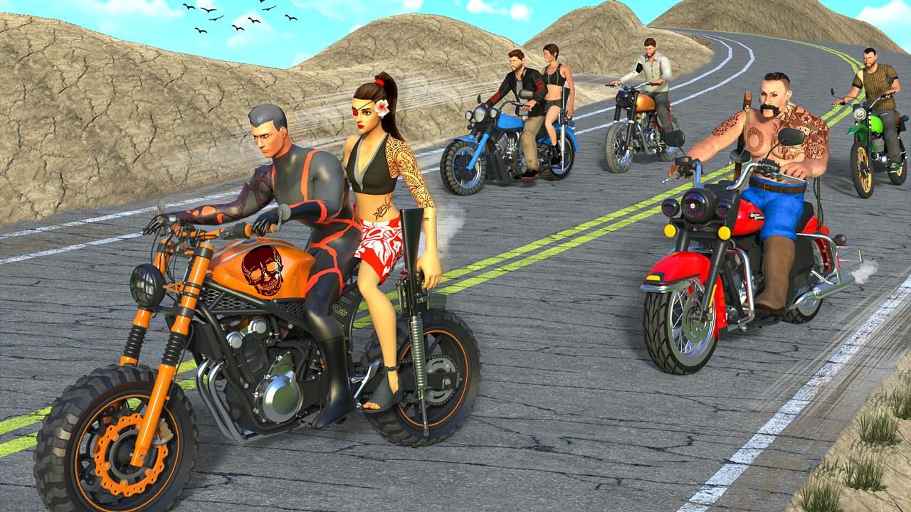 Скачать Gangster Bike: Real Race Game на ПК | Официальный представитель  GameLoop