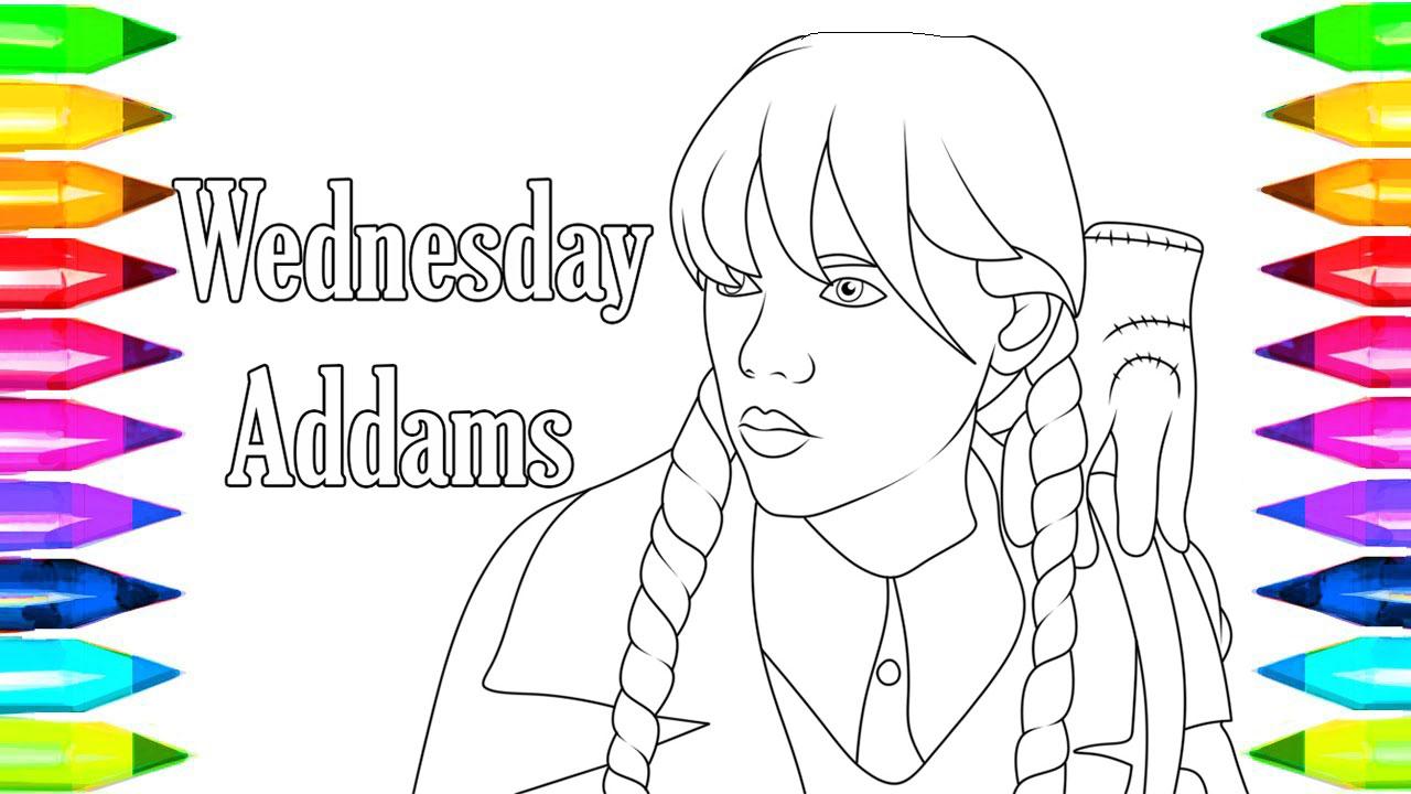 Скачать Wednesday Addams Coloring Game на ПК | Официальный представитель  GameLoop