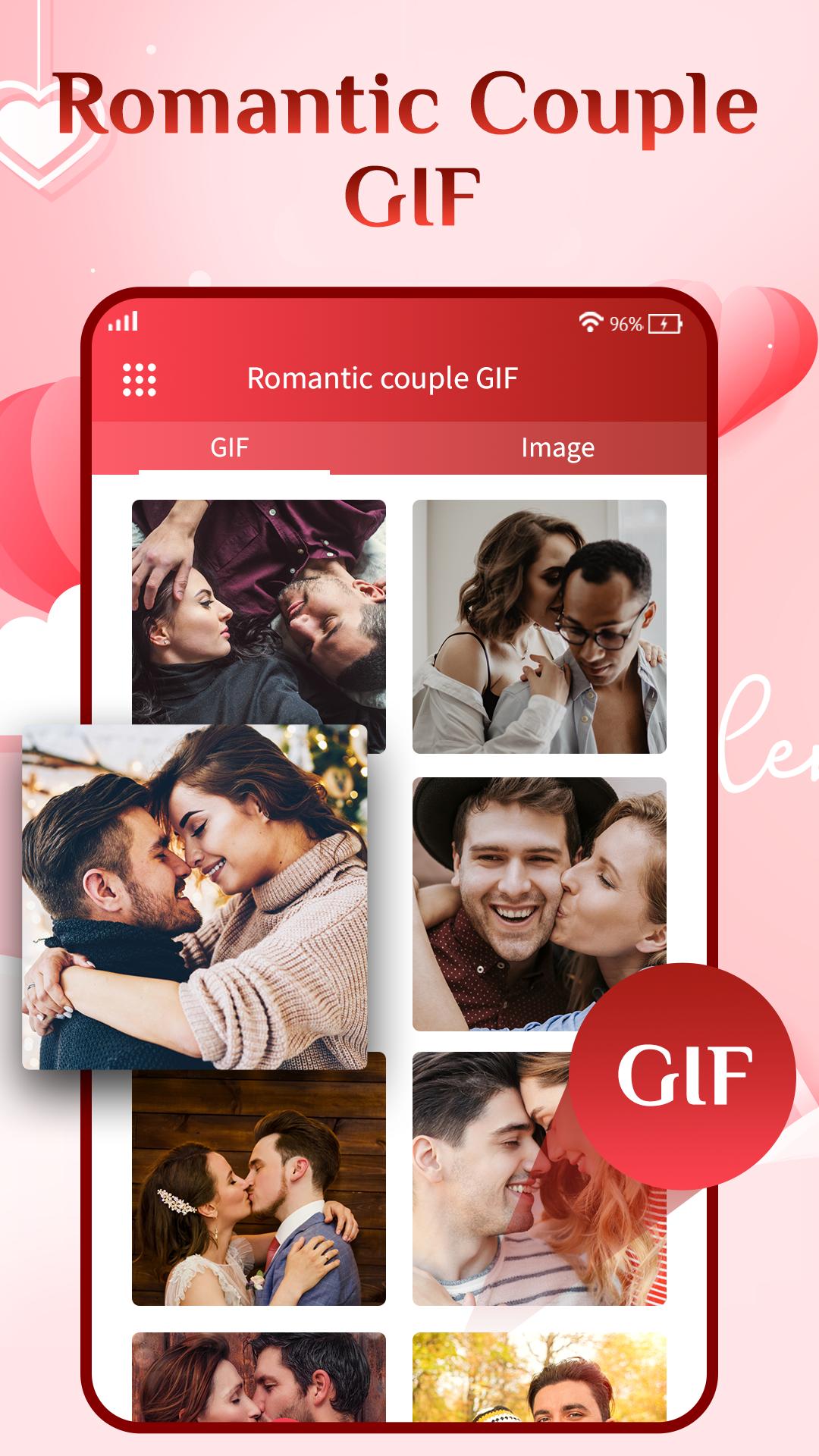 تنزيل Romantic Love Couple GIF - Kiss GIF على جهاز الكمبيوتر | مسؤول  GameLoop