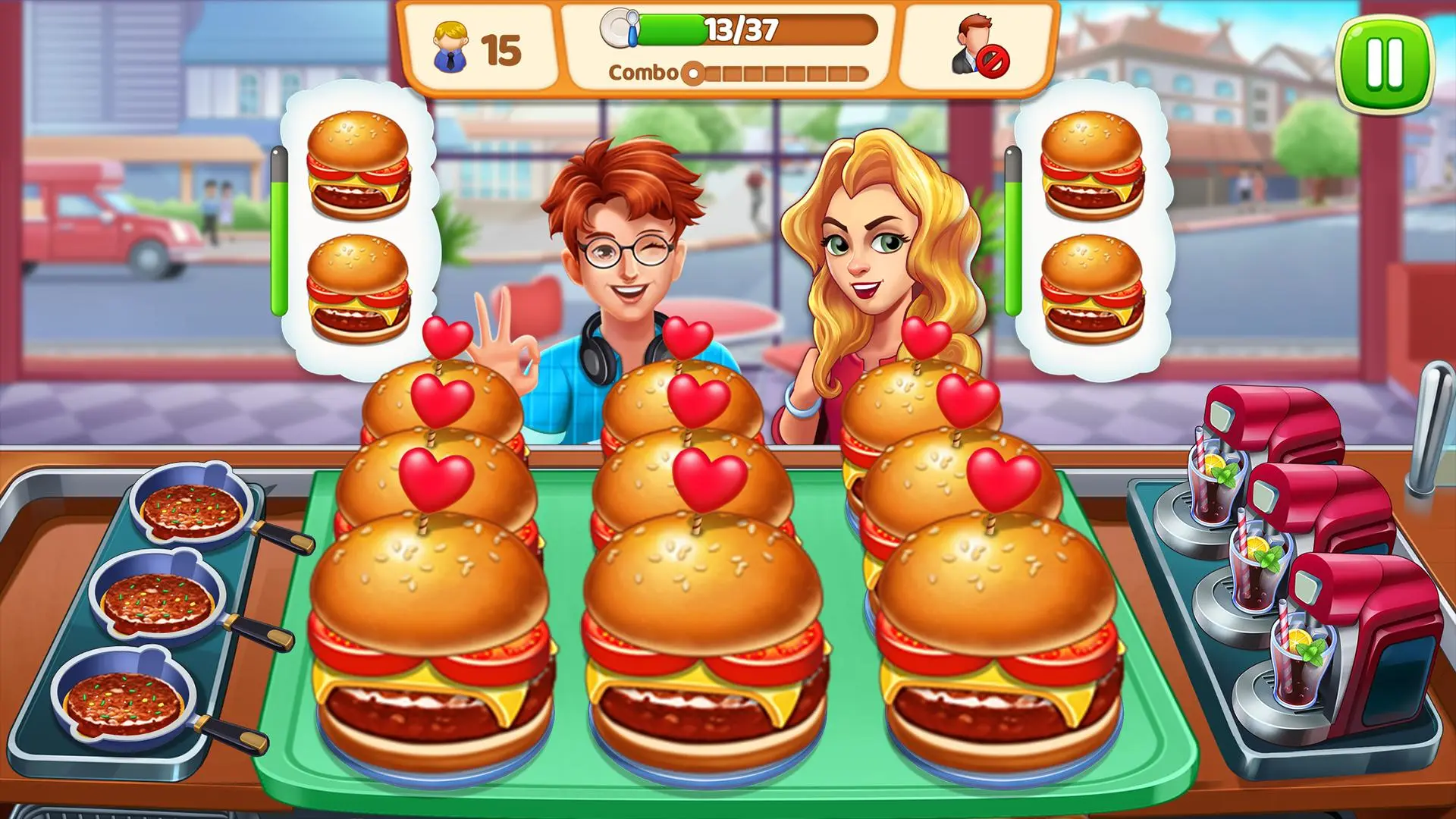 Baixe Jogos de Cozinha: Cooking Town no PC