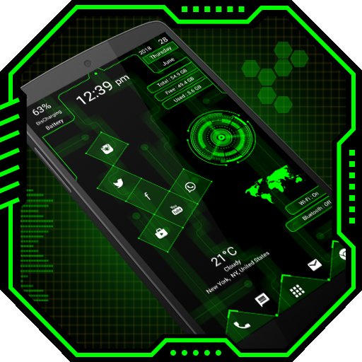 Hi-tech Square Launcher