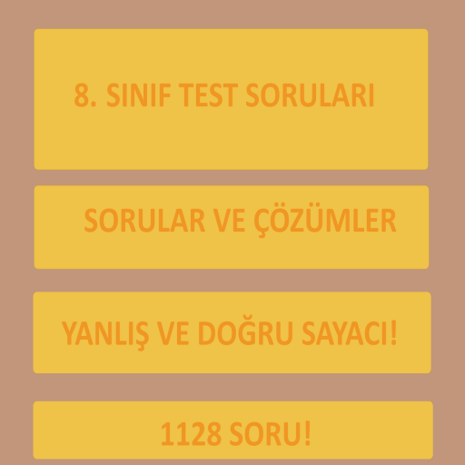 8.Sınıf Tüm Dersler Test Çöz