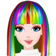 Rainbow Hair Style Hairdresser