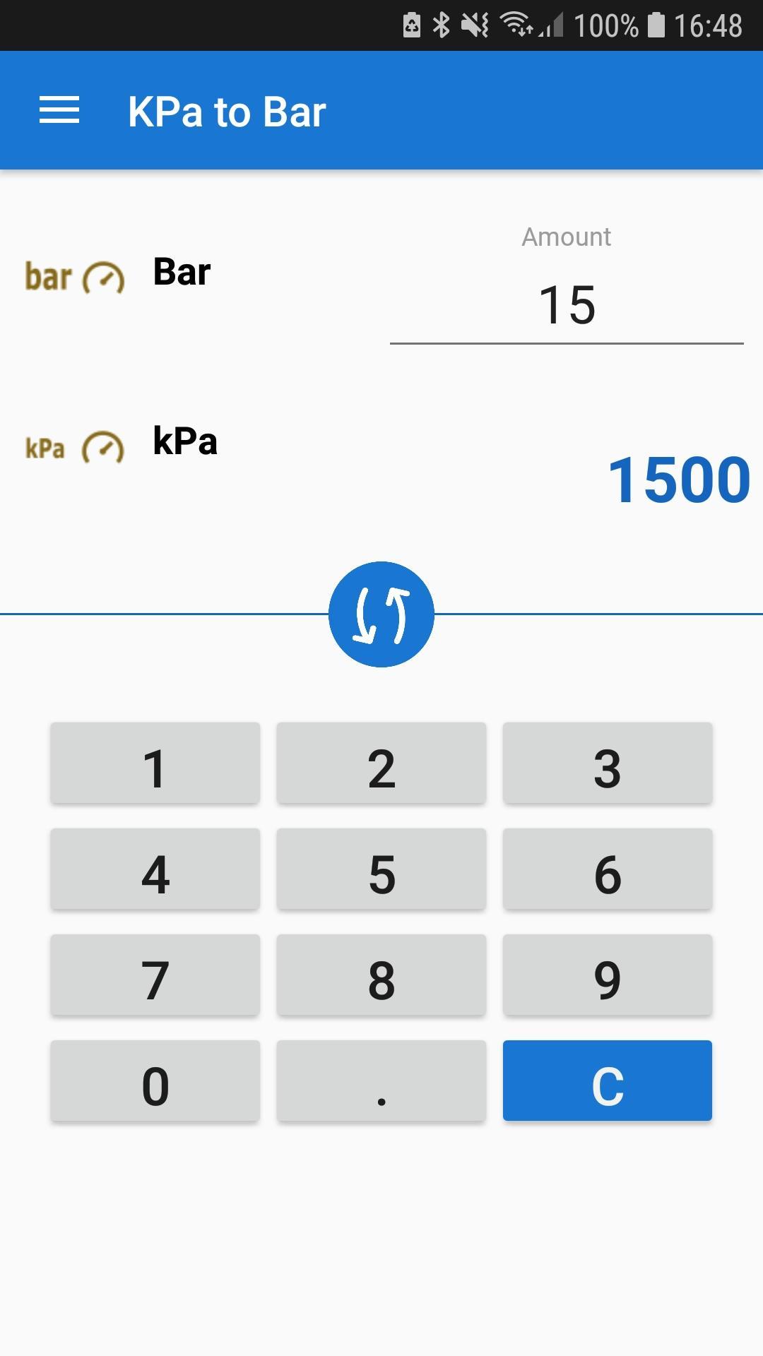 Kpa bar converter best sale