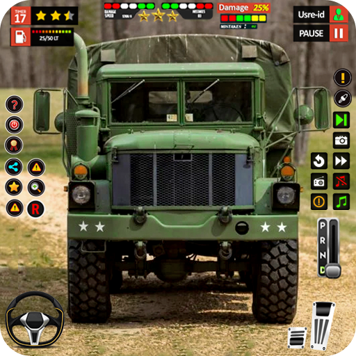 Trò chơi lái xe tải quân sự