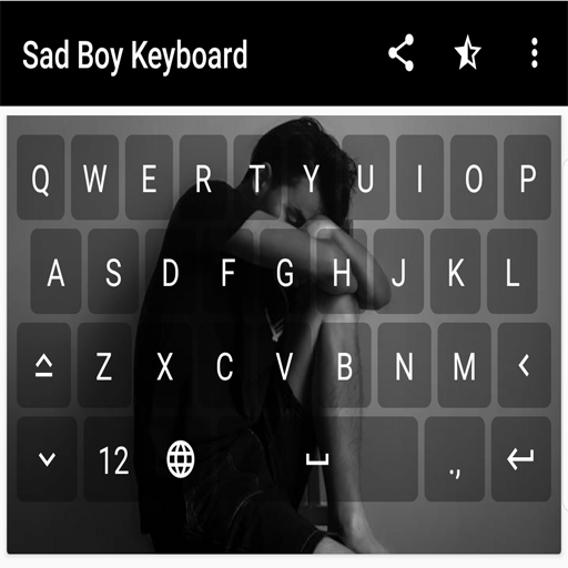 Tema Keyboard Ketik Sad Boy