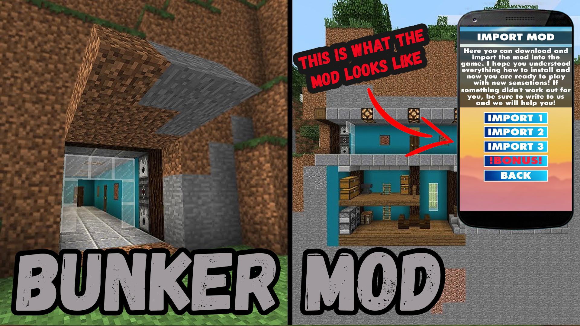 Скачать Bunker Mod For Minecraft на ПК | Официальный представитель GameLoop