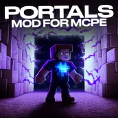 Portals for Minecraft PE Mod