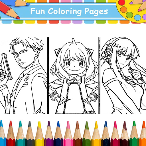 Spy x Family Coloring Book