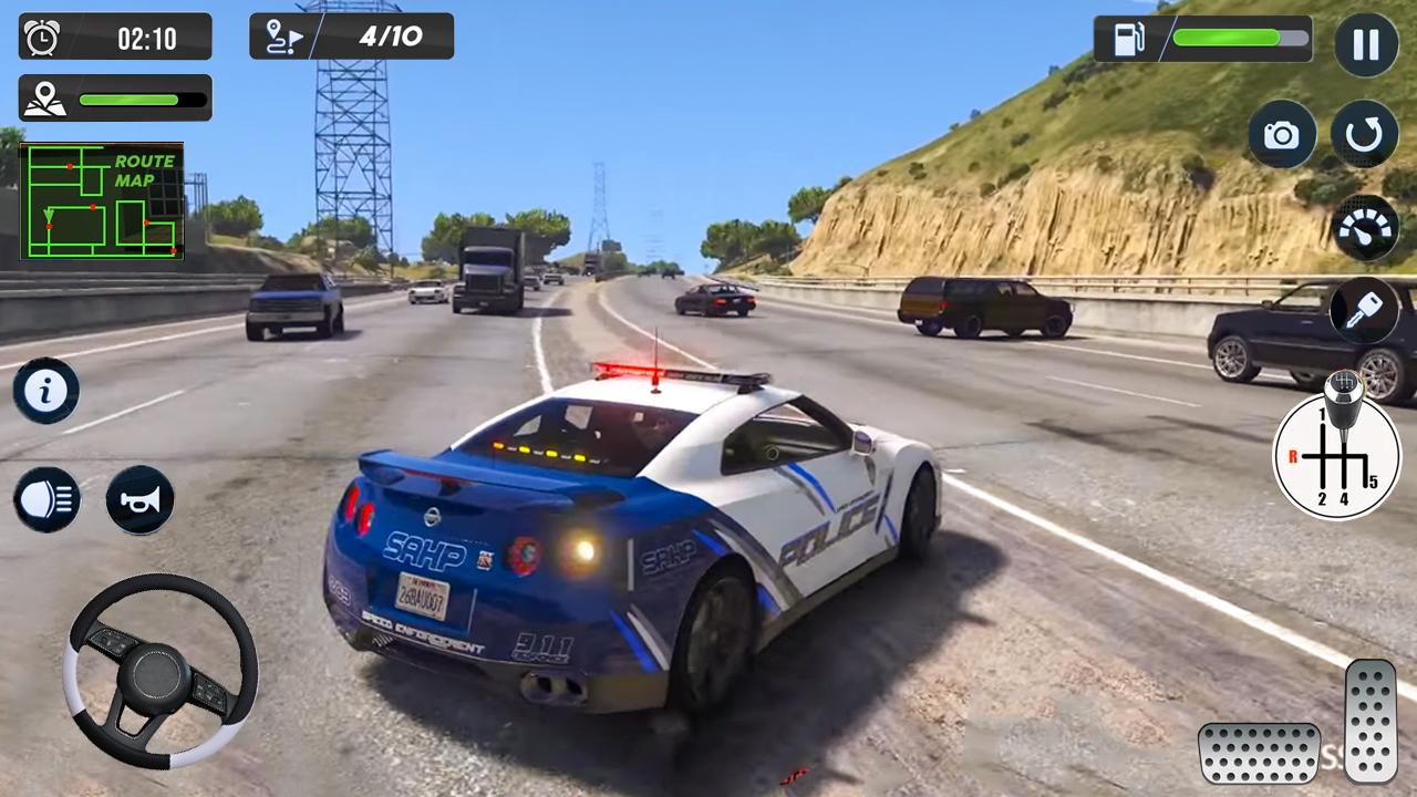 Download NYPD Car Games Driving Test 3D android on PC