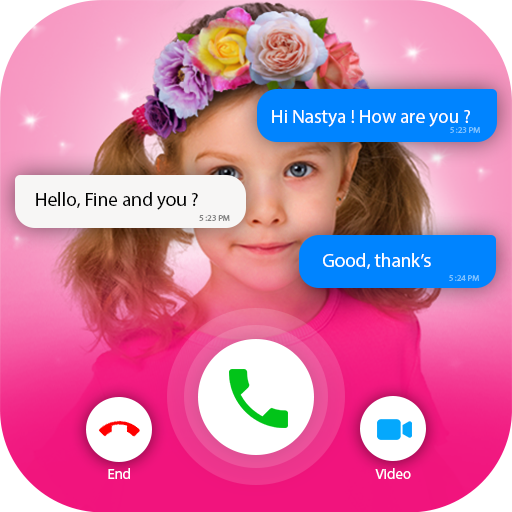 Nastya fake call & chat prank