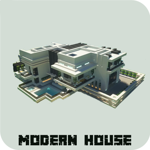 Maps Modern House For MCPE