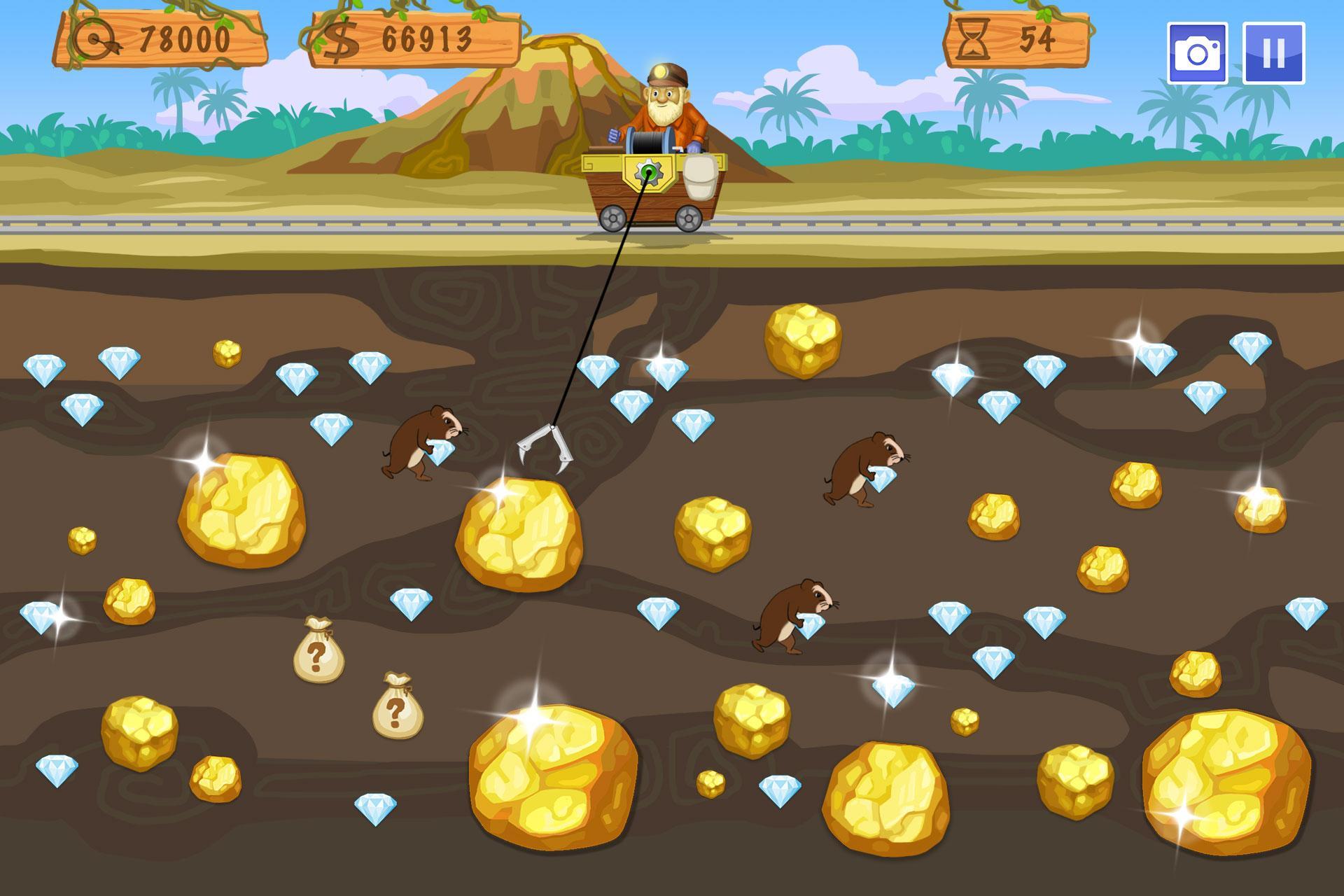 Pick The Gold PC Download - Arcade Gold Miner Game 