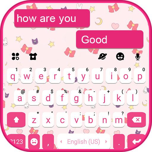 Fundo do Teclado SMS Pink Dood