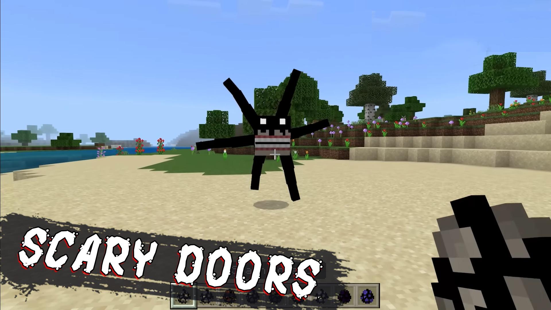 Download Scary Doors mod for Minecraft android on PC