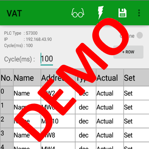 PLC Siemens VAT demo