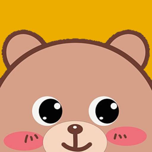 Kawaii cute bear wallpaper