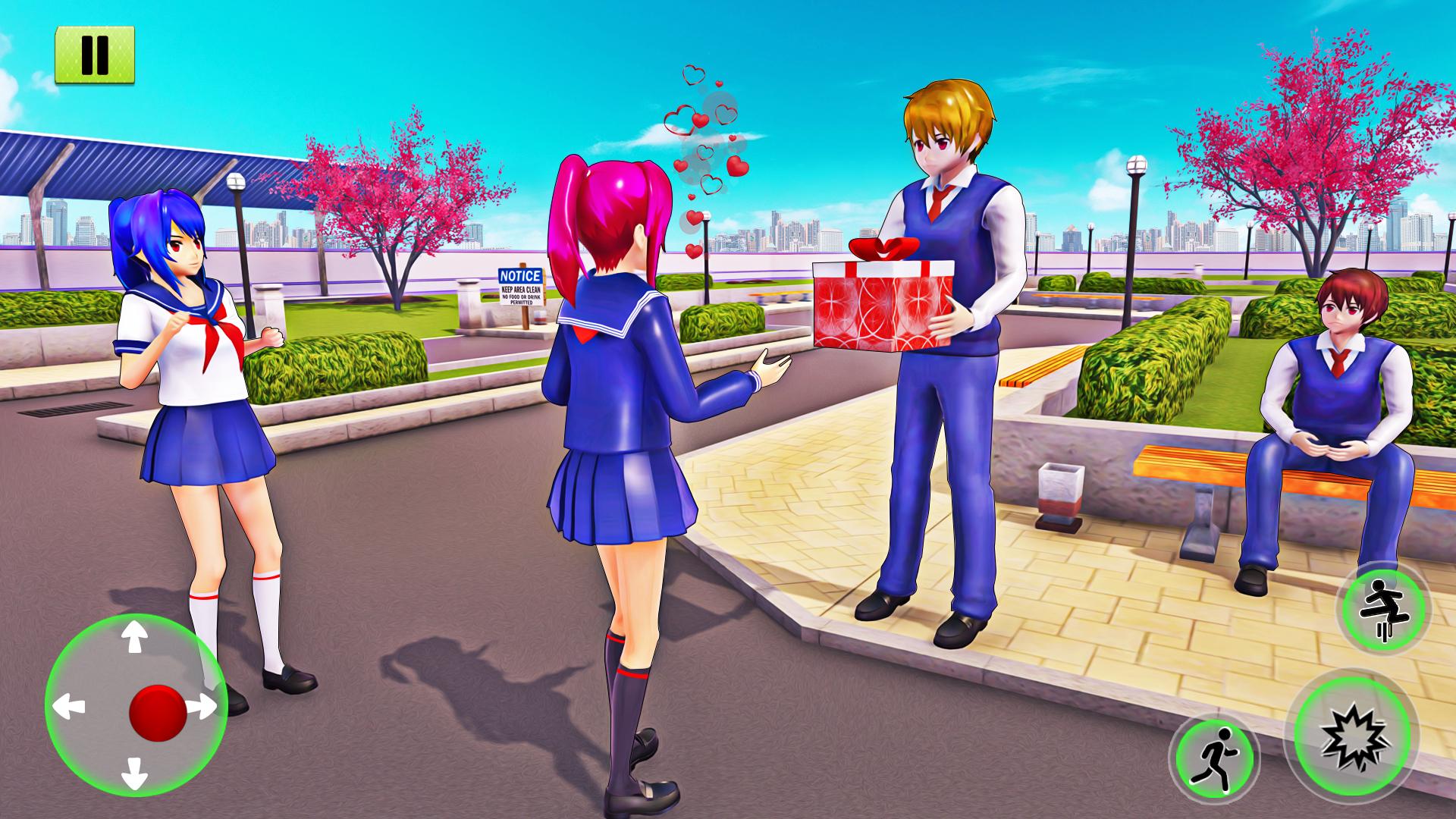 Скачать Anime High School Sim Girl 3D на ПК | Официальный представитель  GameLoop