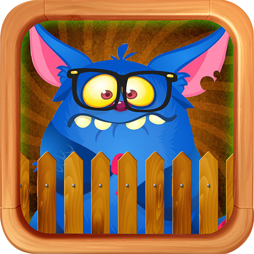 Cute Blue Monster Escape