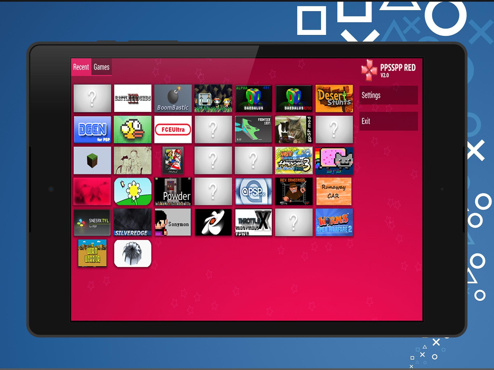 Скачать PSSP RED - Emulator PSP Simulator на ПК | Официальный представитель  GameLoop