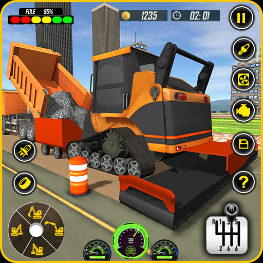 Construction Road Builder City