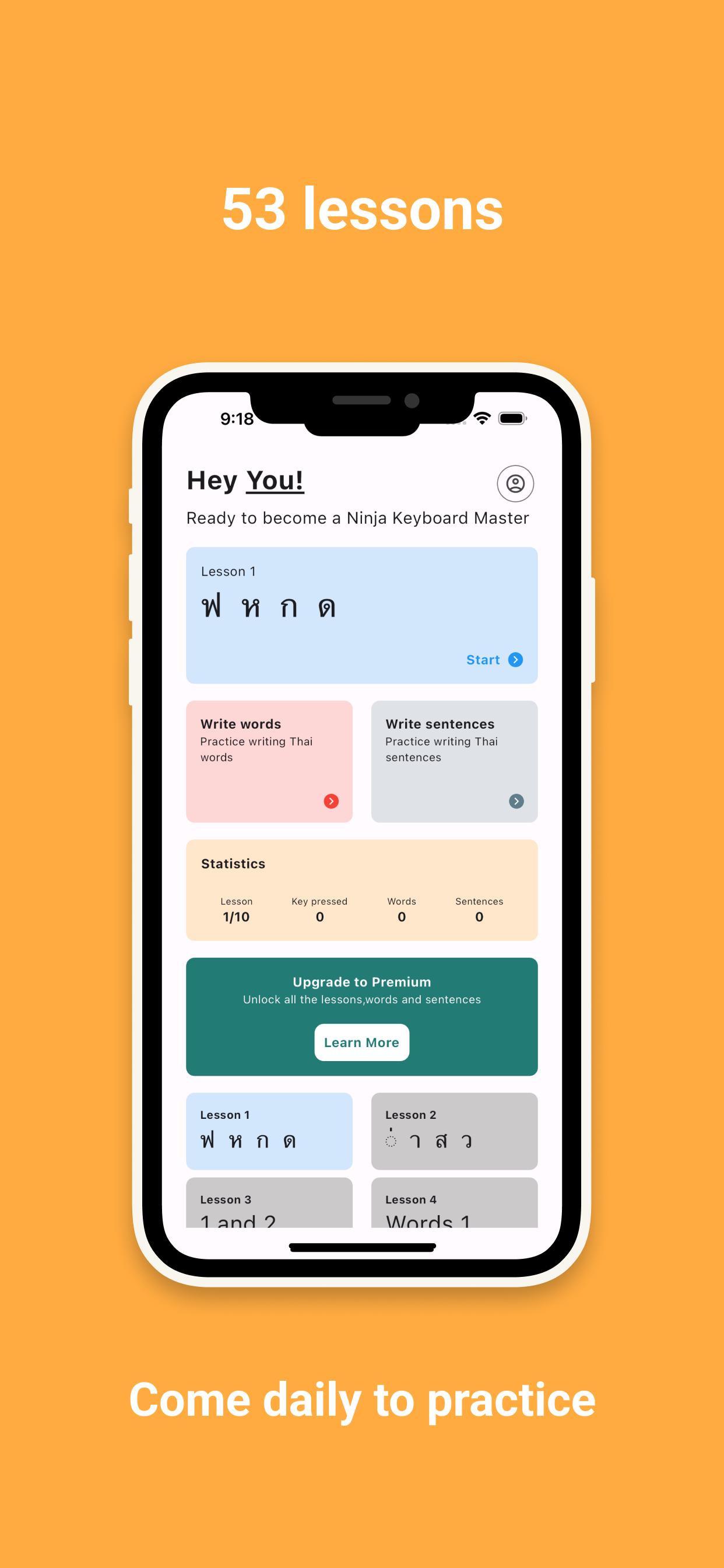 Download ThaiKey Learn Thai Keyboard android on PC