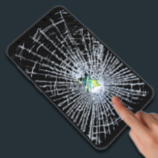 Broken Screen Prank Wallpaper