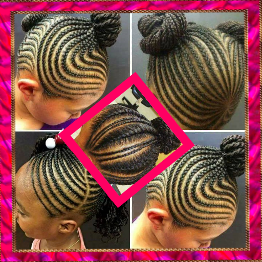 African braids for kids - girls hair style app