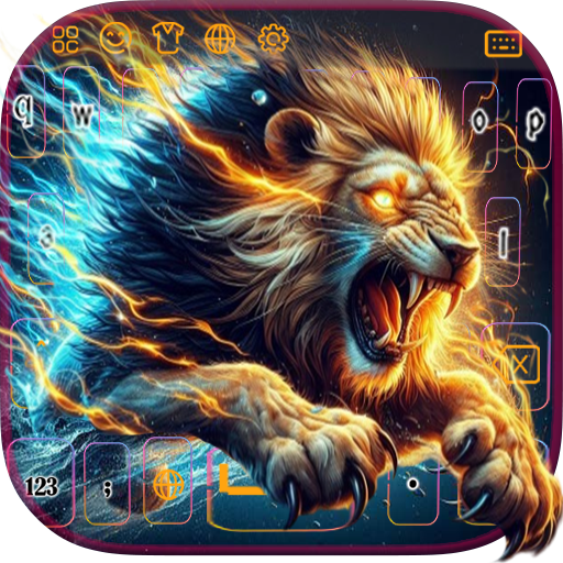 LionForce Neon Keyboard