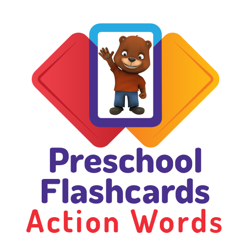 PreK Flashcards:3D ActionWords