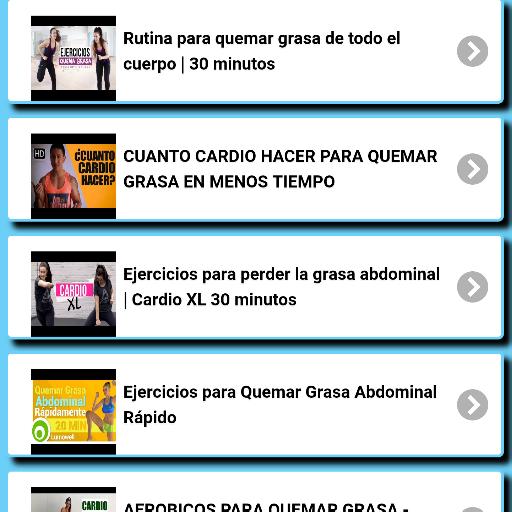 Rutina cardio online xl