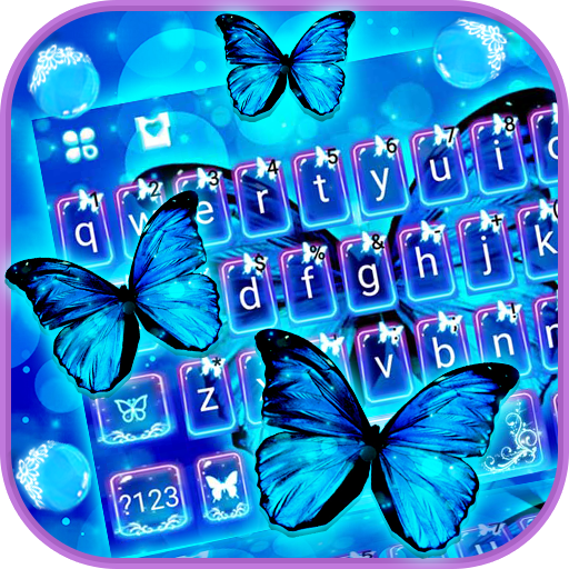 Theme Neon Butterfly