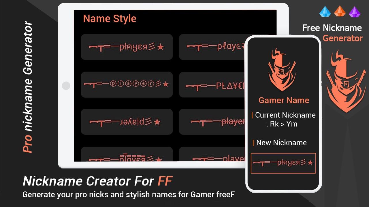 FF Nickname Generator APK Download for Android Free