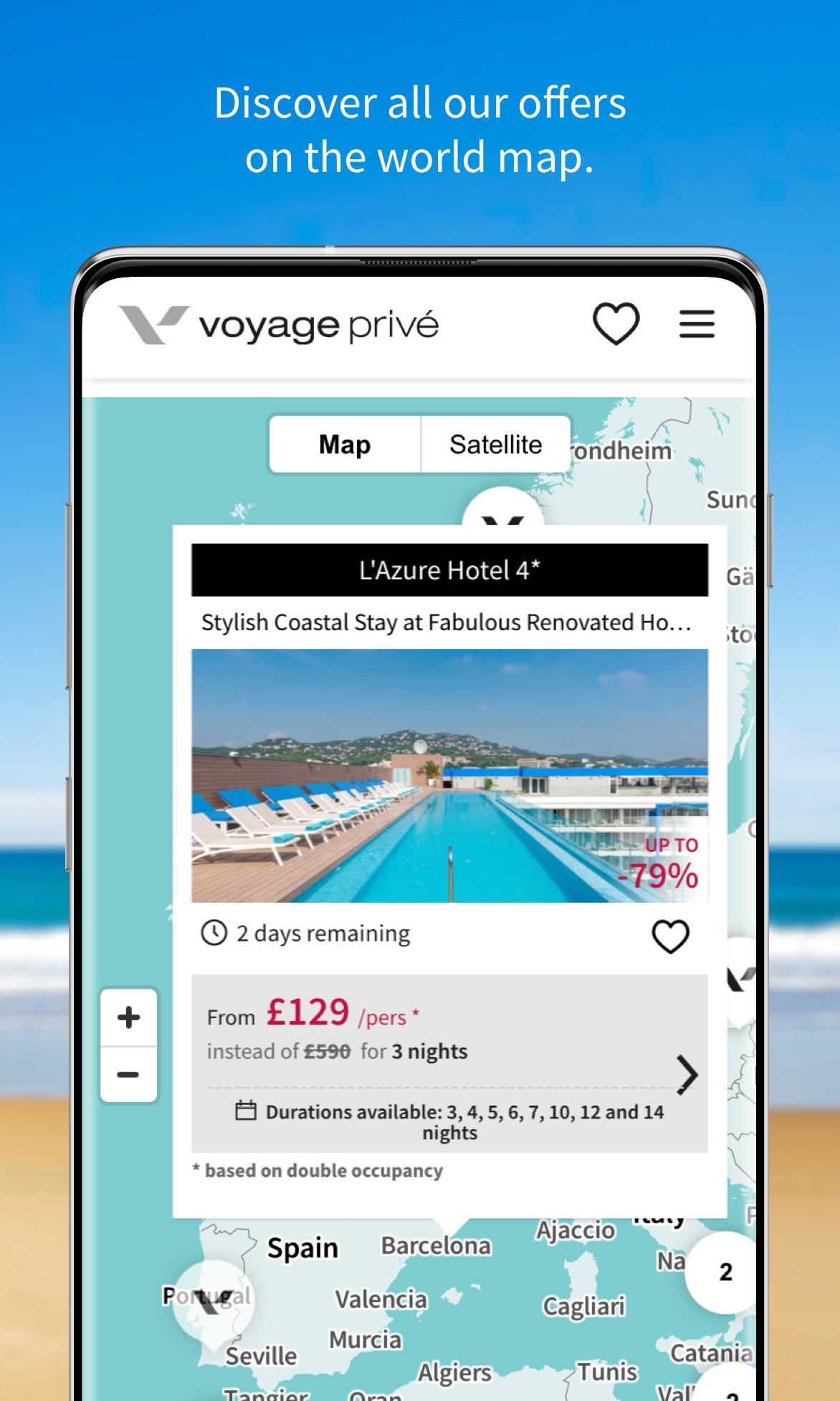 Download Voyage Prive - Hotels & flight android on PC