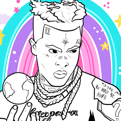 AR Draw Coloring XXTentacion